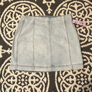 NWT Wild Fable Light Wash Skirt